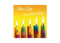 Grußkarte Alles Gute zum Geburtstag