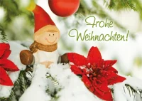 Grußkarte Frohe Weihnachten!