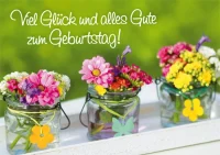 Grußkarte Zum Geburtstag