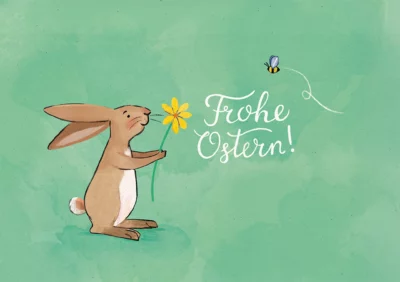 Grußkarte Frohe Ostern
