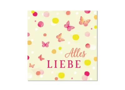 Grußkarte Alles Liebe