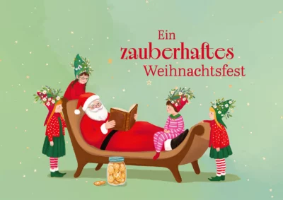 Grußkarte Ein zauberhaftes Weihnachtsfest