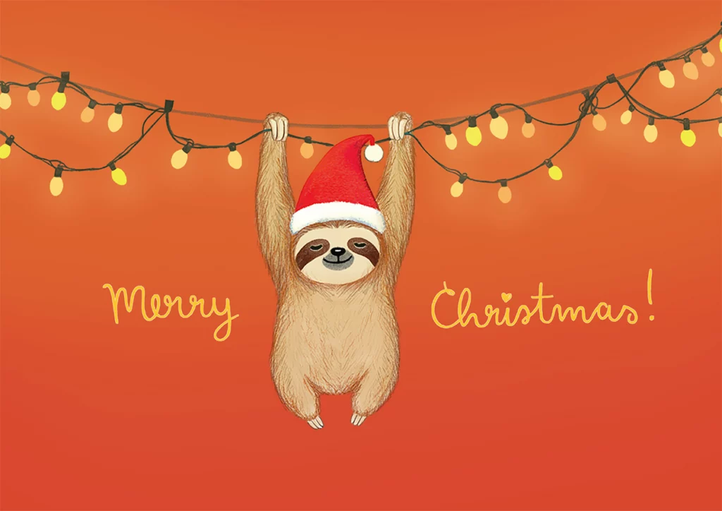 Grußkarte M mit Briefumschlag. Motiv: Merry Christmas