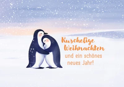 Grußkarte Kuschelige Weihnachten