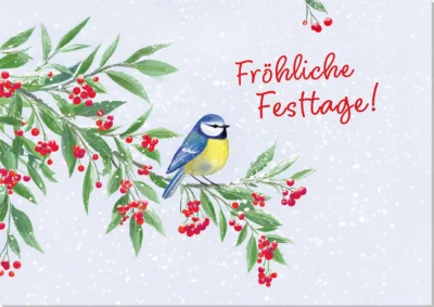 Grußkarte Fröhliche Festtage