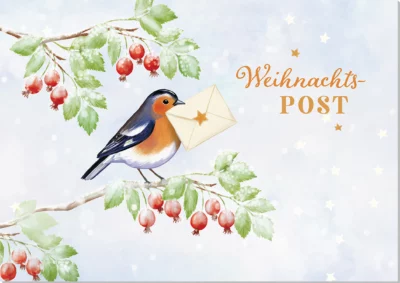 Grußkarte Weihnachtspost