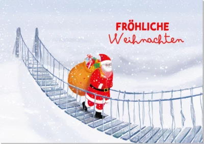 Grußkarte Fröhliche Weihnachten