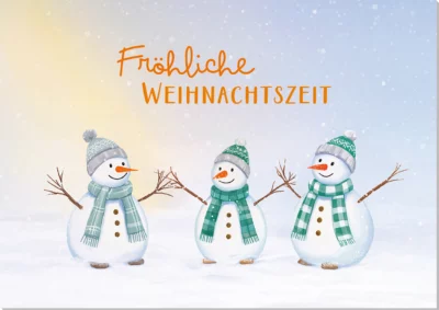 Grußkarte Fröhliche Weihnachtszeit