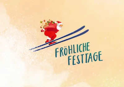 Grußkarte Fröhliche Festtage