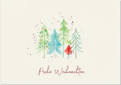 Grußkarte Frohe Weihnachten