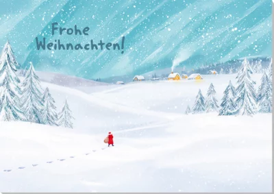 Grußkarte Frohe Weihnachten