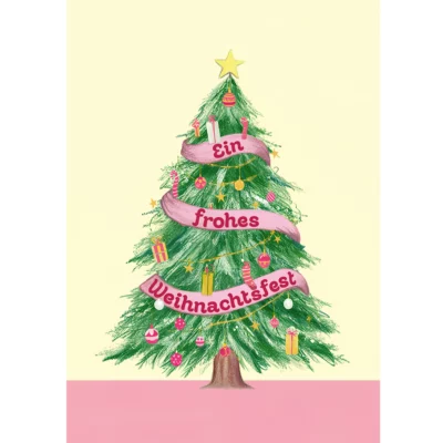 Grußkarte Ein frohes Weihnachtsfest