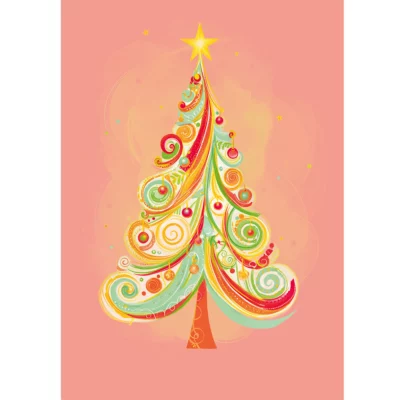 Grußkarte Weihnachtsbaum