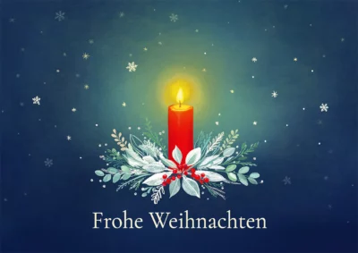 Grußkarte Weihnachtslicht